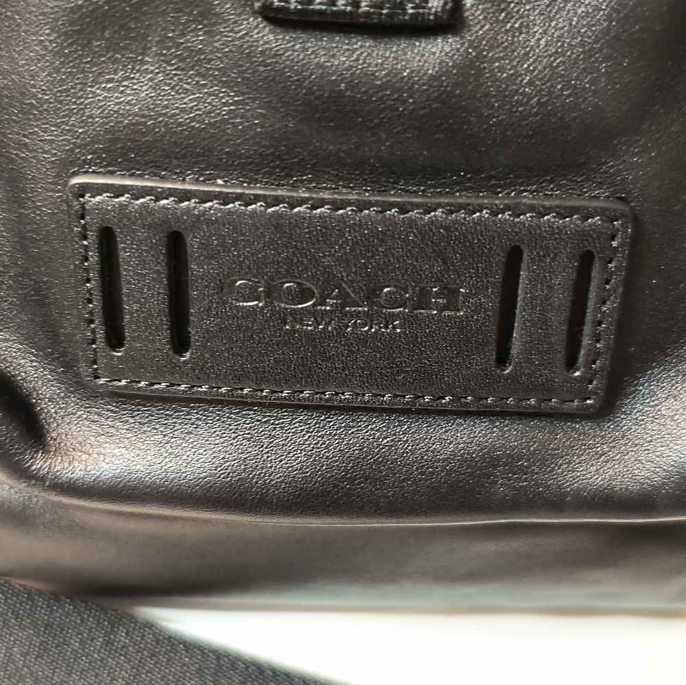 Coach Ranger Mini Pack Backpack – Black Leather - Picture 3 of 11